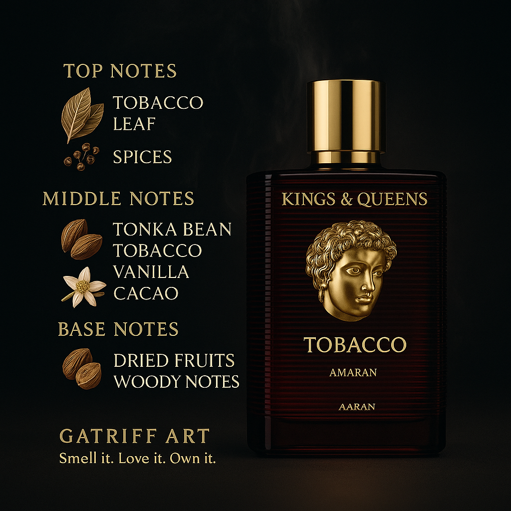 🌟 Kings & Queens Tobacco by Amaran Eau de Parfum Unisex – 100 ml