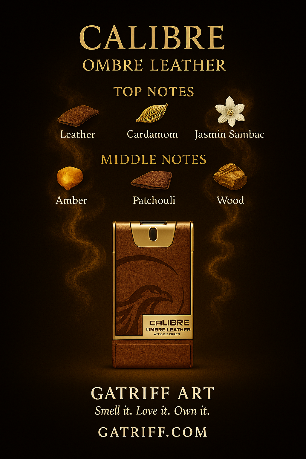 🌟 Calibre Ombré Leather by Le Falcone Eau de Parfum for Men – 100 ml