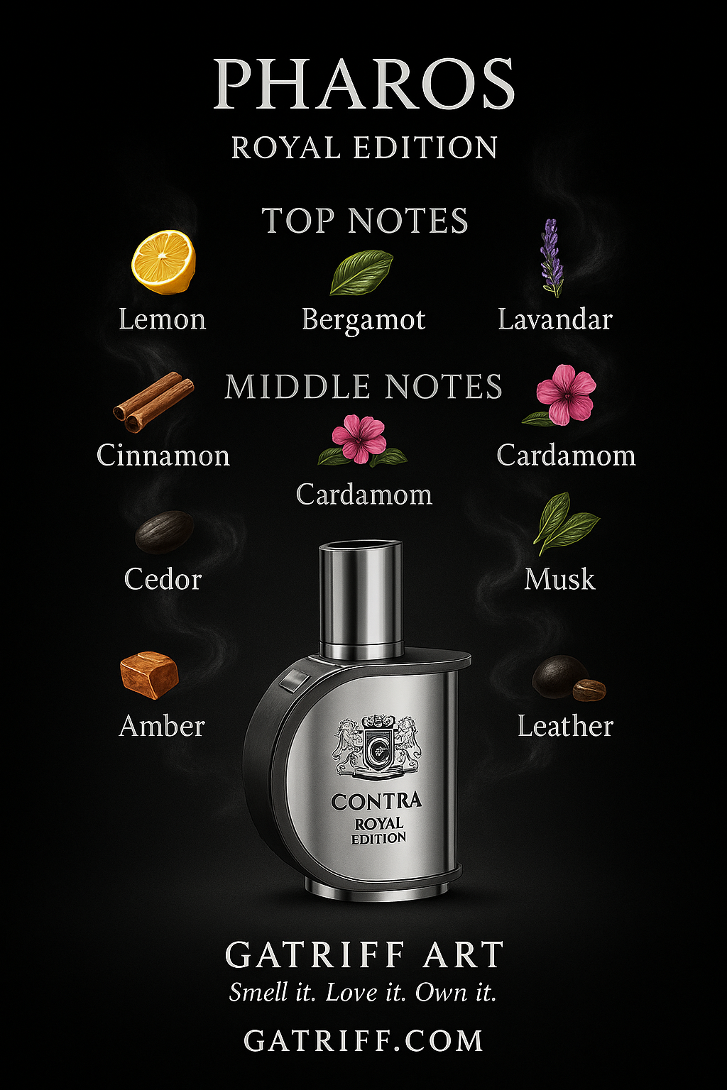 🌟 Contra Pharos Royal Edition by Camara Eau de Parfum for Men – 100 ml