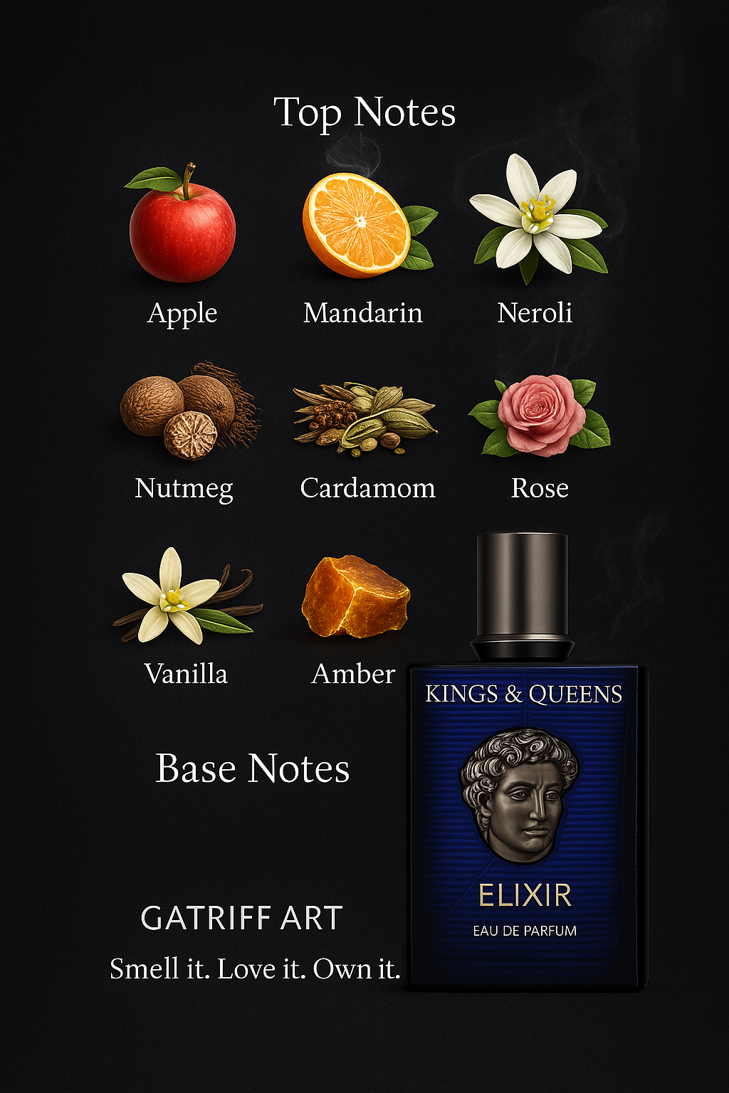 🌟 Kings & Queens Elixir by Amaran Eau de Parfum for Men – 100 ml