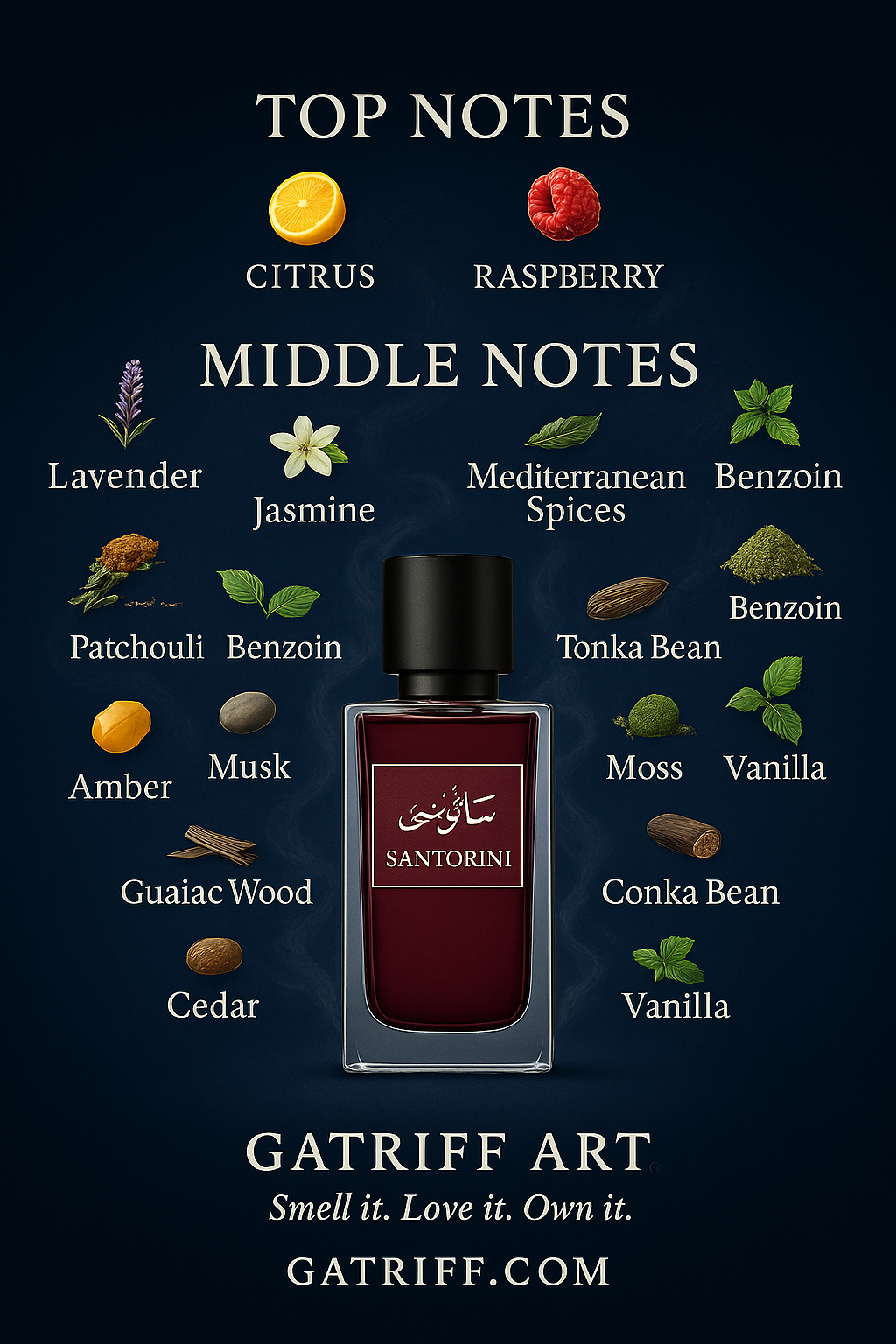 🌟 Santorini by Amaran Eau de Parfum Unisex – 100 ml