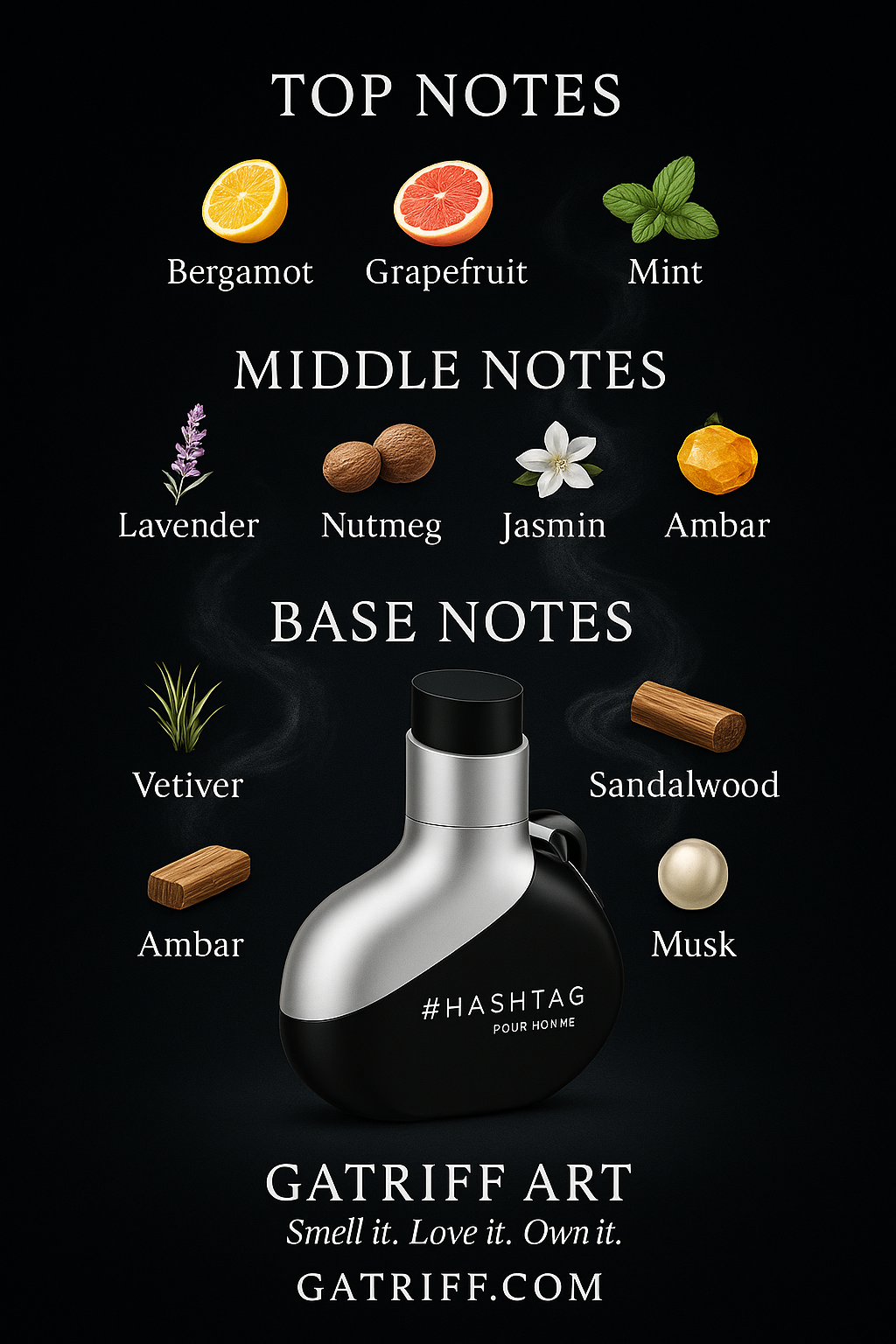 🌟 Hashtag Man by Mirada Eau de Parfum for Men – 100 ml