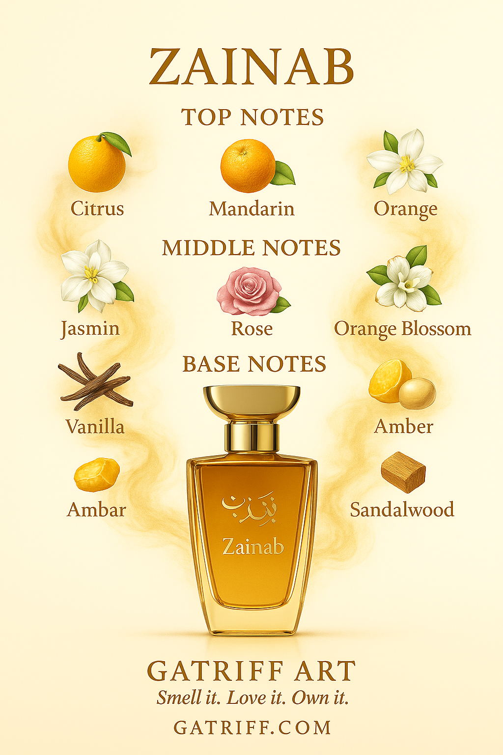 🌟 Zainab by Kunooz Eau de Parfum for Women – 100 ml